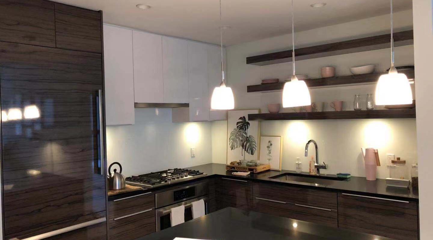 Vancouver luxurious gold concrete Brand New Condo with A/C for rent!