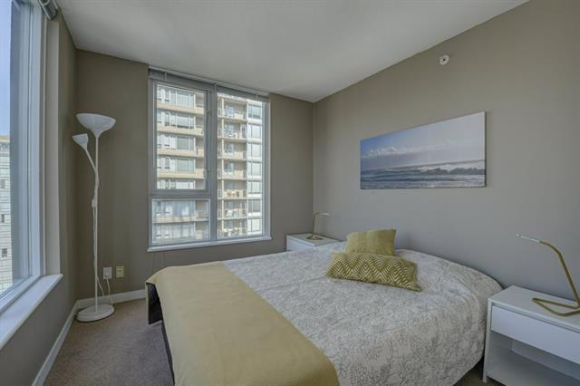 Located in Vancouver West Corner 1br 1ba unit with some water and park views