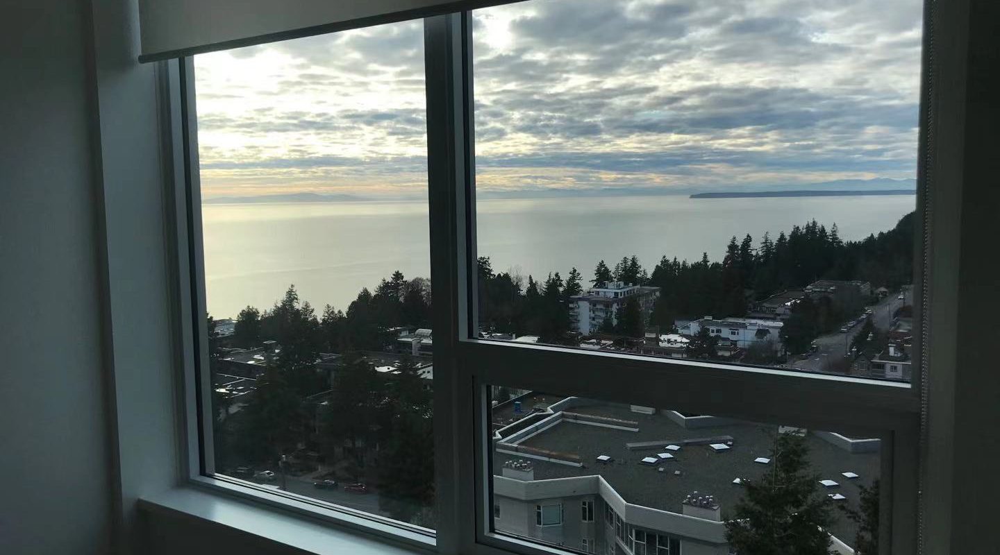 Brand New 13th Floor High Rise Condo with Ocean View in White Rock