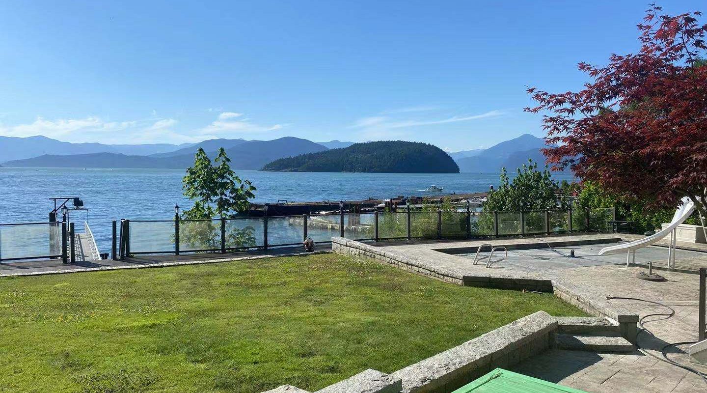 West Vancouver Ocean Front Mansion with Private 30 ft dock