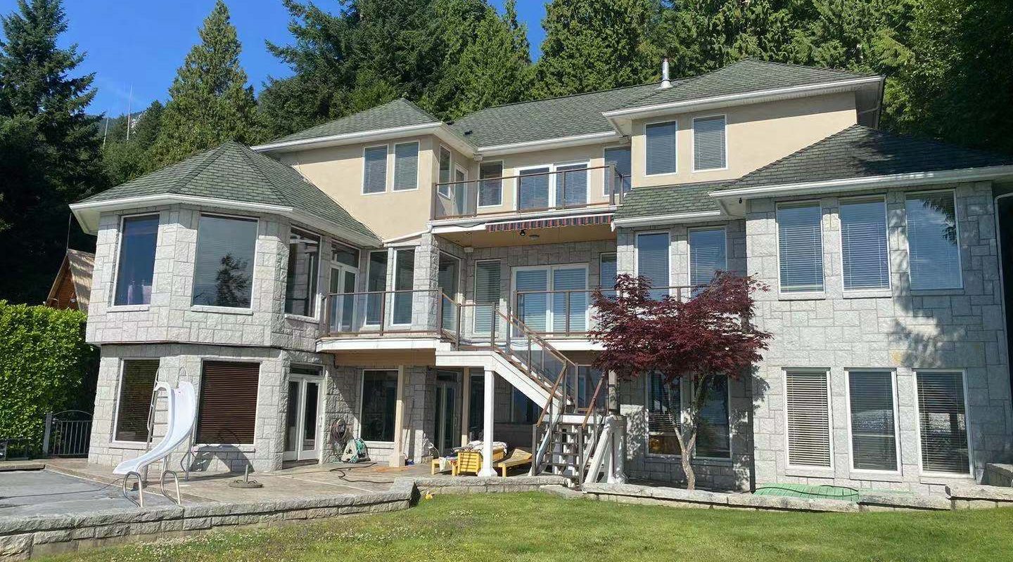 West Vancouver Ocean Front Mansion with Private 30 ft dock